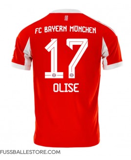 Günstige Bayern Munich Michael Olise #17 Heimtrikot 2025-26 Kurzarm